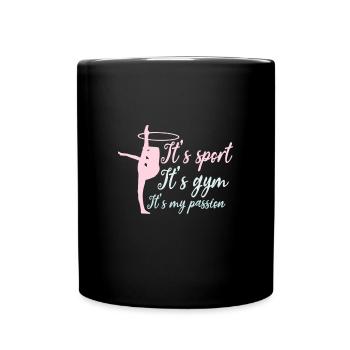Rhythmic gymnastics gift - Full Colour Mug - black - Front