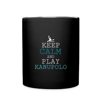 Canoe polo saying - Full Colour Mug - black - Front