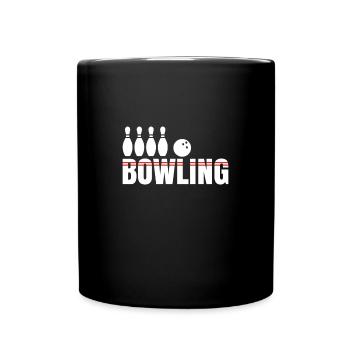 bowling - Full Colour Mug - black - Front