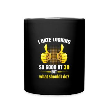 Idée drôle de cadeau d'anniversaire 30e - Mug uni - noir - Devant