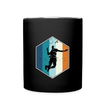 Badminton - Tasse einfarbig - Schwarz - Vorne