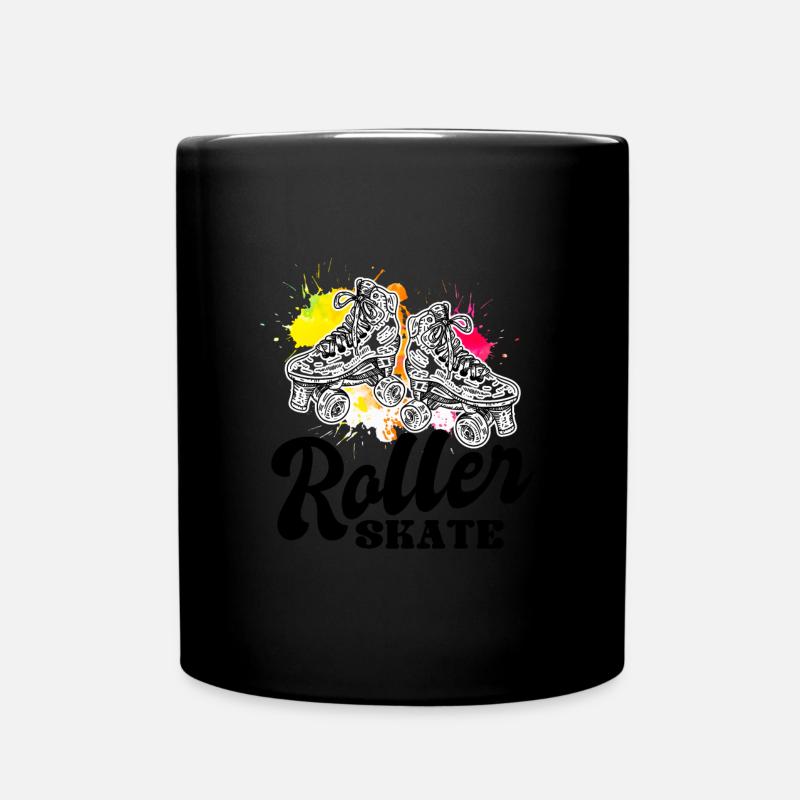 roller skates - Full Colour Mug - black