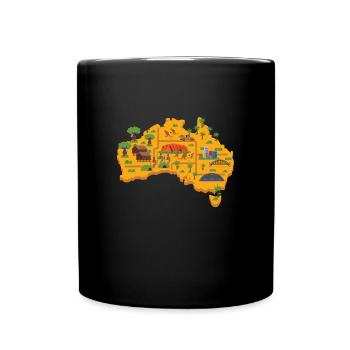 Australia - Full Colour Mug - black - Front