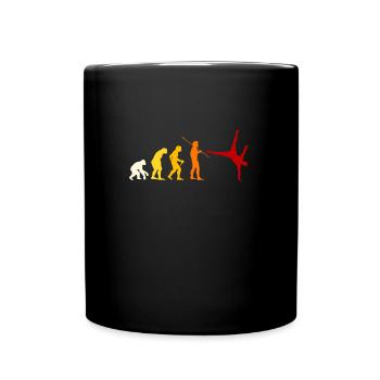 Tricking Und Turnen - Tasse einfarbig - Schwarz - Vorne