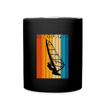 Windsurfing - Full Colour Mug - black - Front