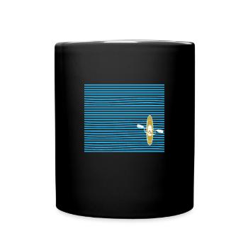kayak - Full Colour Mug - black - Front