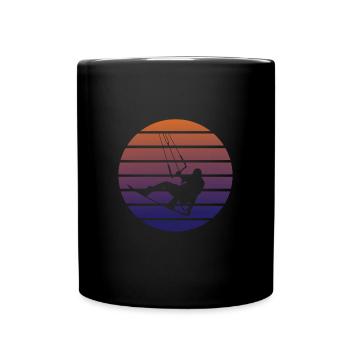 Kite surfing - Full Colour Mug - black - Front