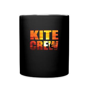 Équipage de kitesurf - Mug uni - noir - Devant