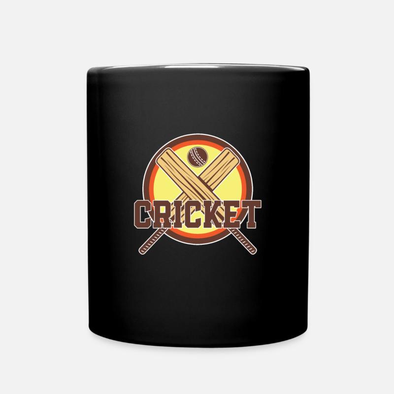 Cricket - Full Colour Mug - black
