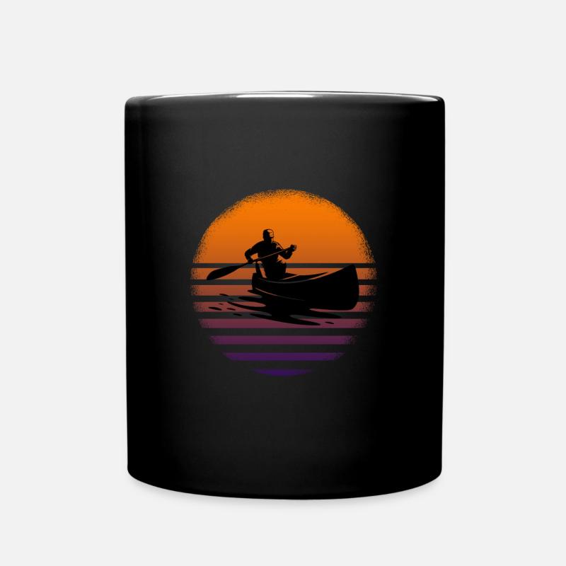 canoë - Mug uni - noir