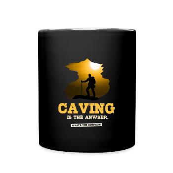 Caving - Full Colour Mug - black - Front