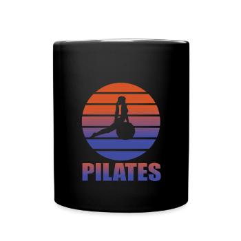 Pilates - Full Colour Mug - black - Front