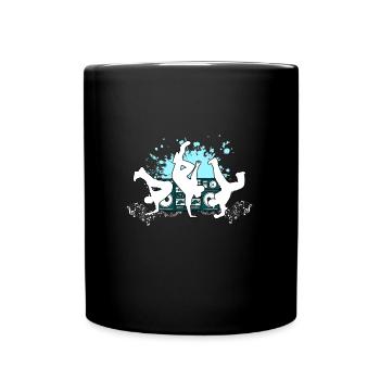 Breakdance Hip-Hop Geschenk - Tasse einfarbig - Schwarz - Vorne