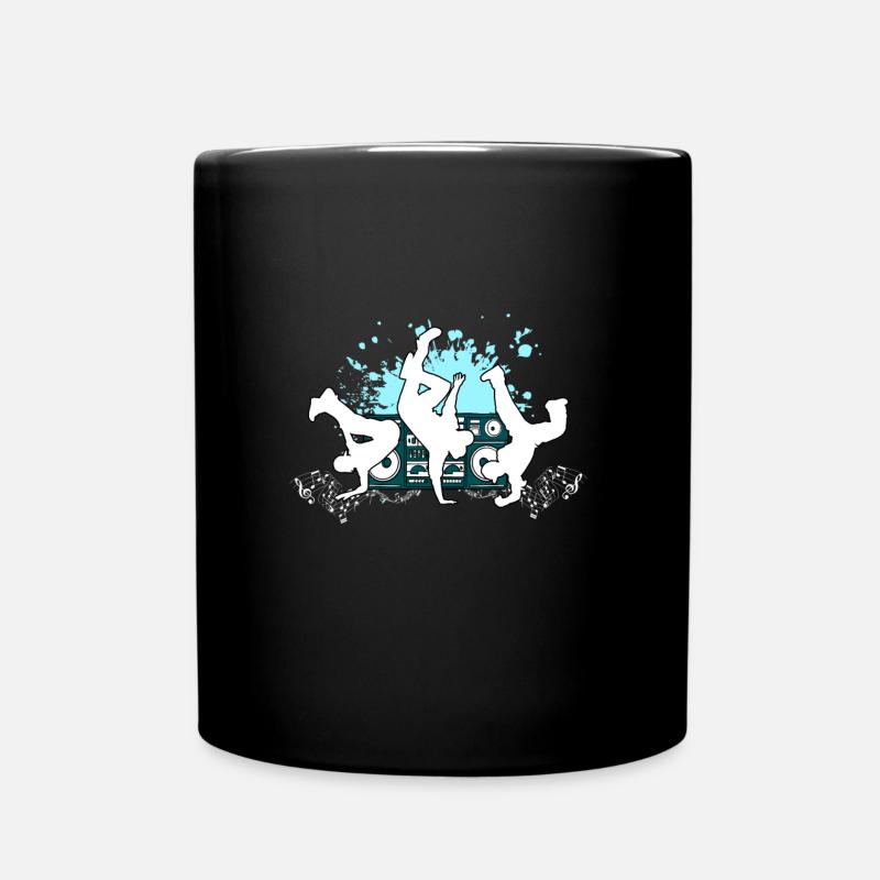 Cadeau hip hop breakdance - Mug uni - noir