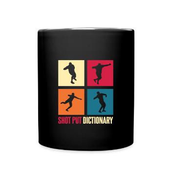 Shot put lexicon - Full Colour Mug - black - Front