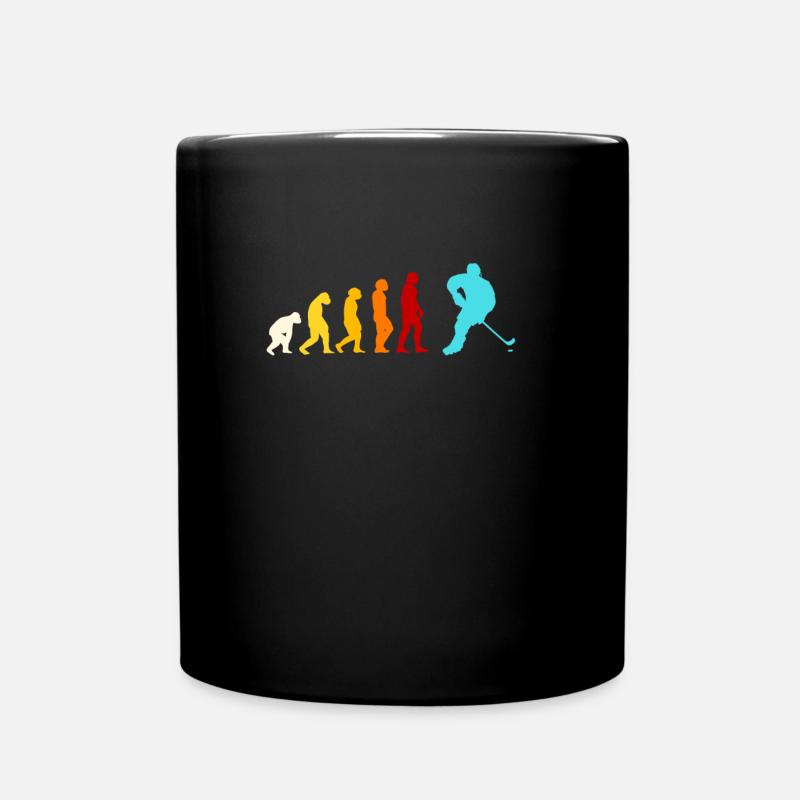 Cadeau d'évolution de hockey en ligne - Mug uni - noir