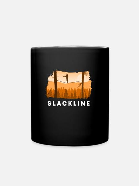 Slackline - Mug uni - noir