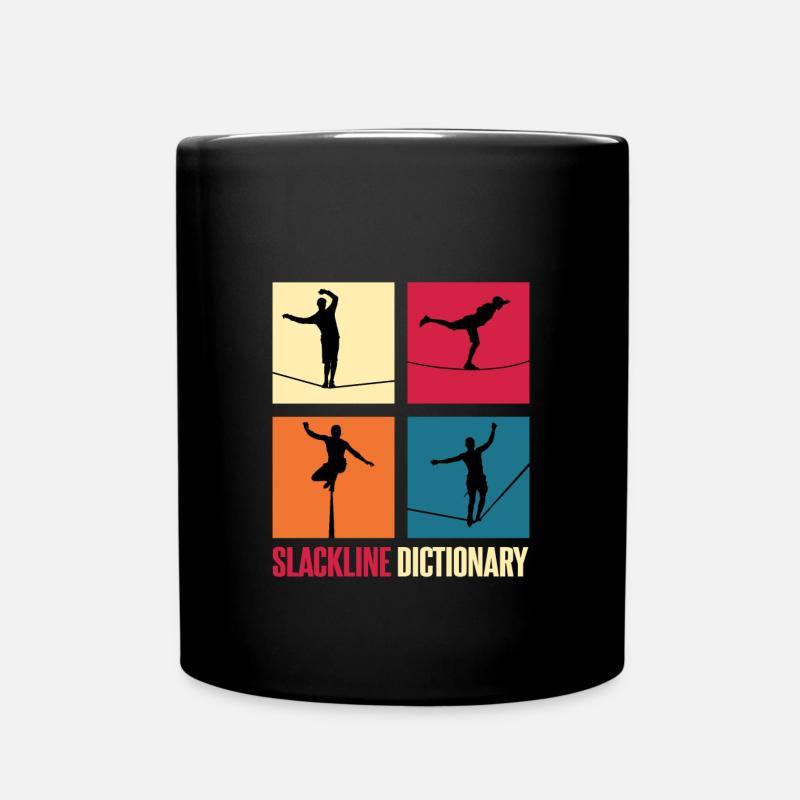 Cadeau Lexique Slackline - Mug uni - noir