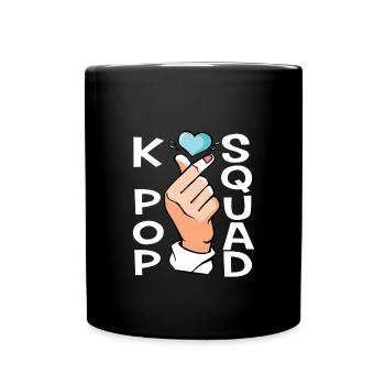 K-Pop Squad - Tasse einfarbig - Schwarz - Vorne