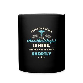 Anesthesiologist anesthesia - Full Colour Mug - black - Front