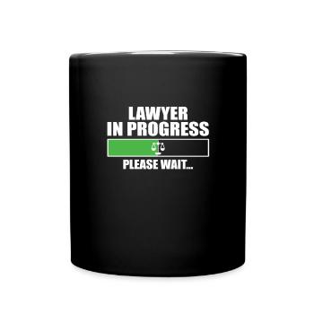 Étudiant en droit - Mug uni - noir - Devant