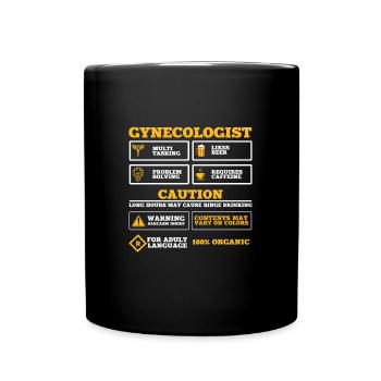 gynaecologist - Full Colour Mug - black - Front
