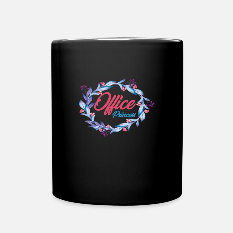 Sekretärin - Tasse einfarbig - Schwarz