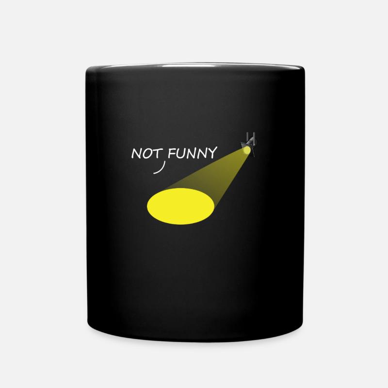 Bühnentechniker - Tasse einfarbig - Schwarz