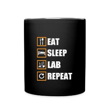 Cadeau de laboratoire - Mug uni - noir - Devant
