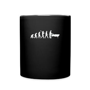 Évolution du massothérapeute - Mug uni - noir - Devant
