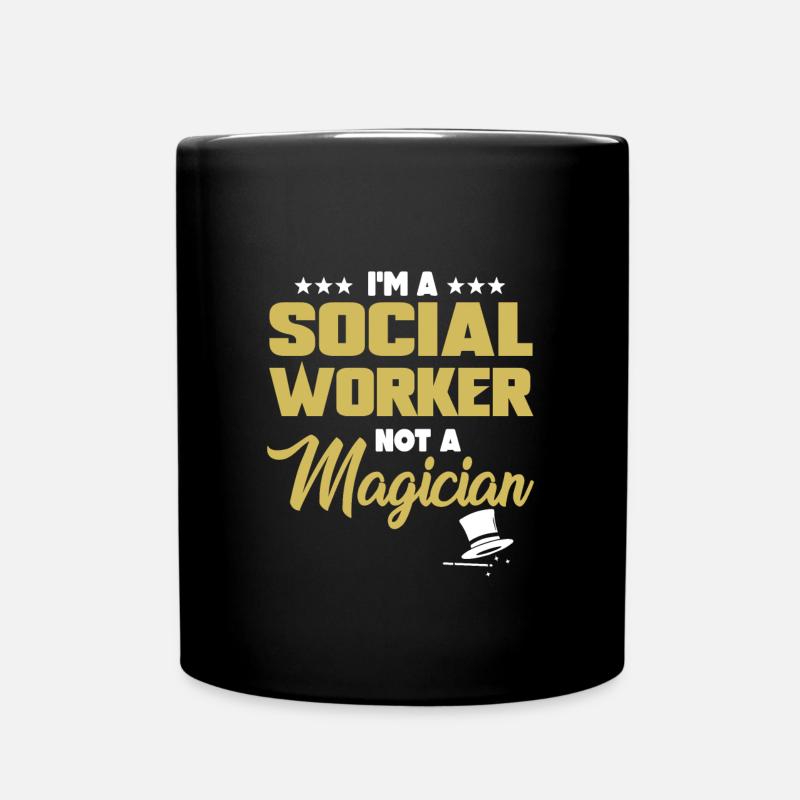 Travailleur social - Mug uni - noir
