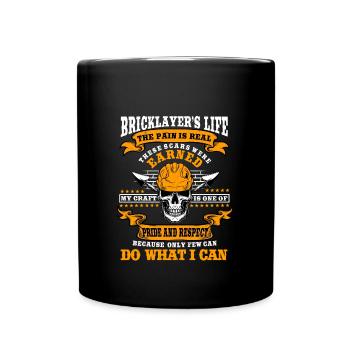 Mason saying gift - Full Colour Mug - black - Front