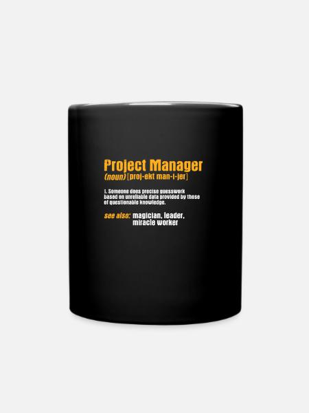 Gestionnaire de projet - Mug uni - noir