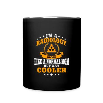 Radiologie Mama - Tasse einfarbig - Schwarz - Vorne