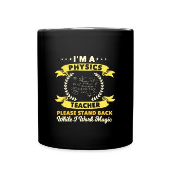 Professeur de physique - Mug uni - noir - Devant