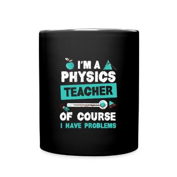 Professeur de physique - Mug uni - noir - Devant