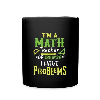 Professeur de maths maths - Mug uni - noir - Devant