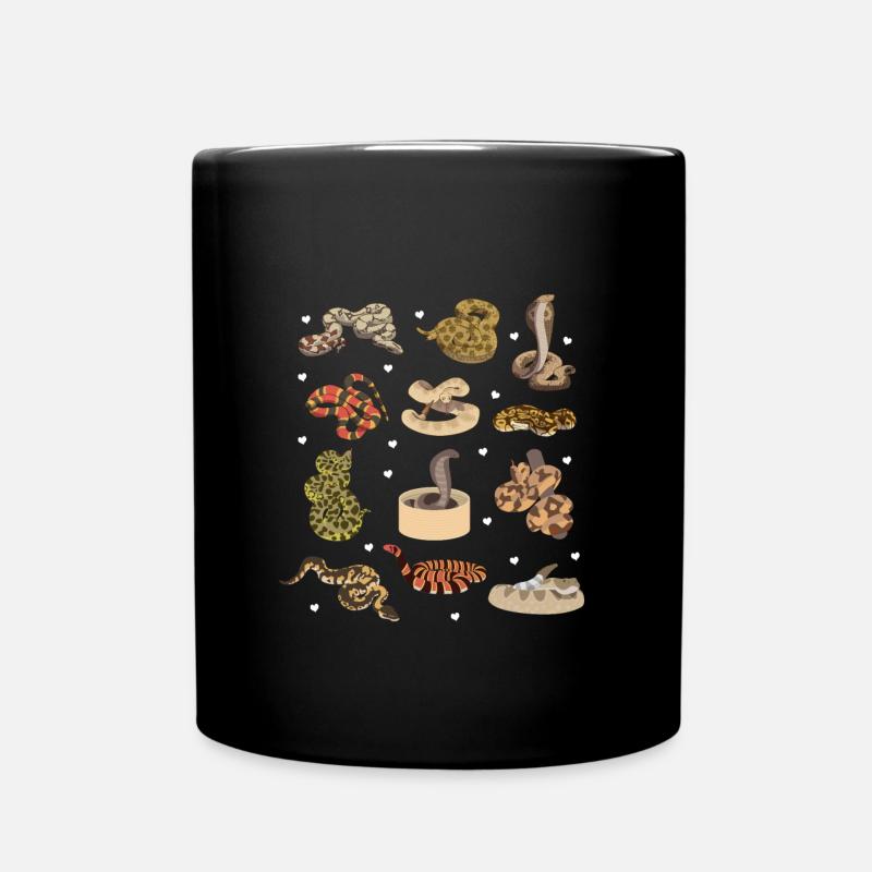 snakes - Full Colour Mug - black