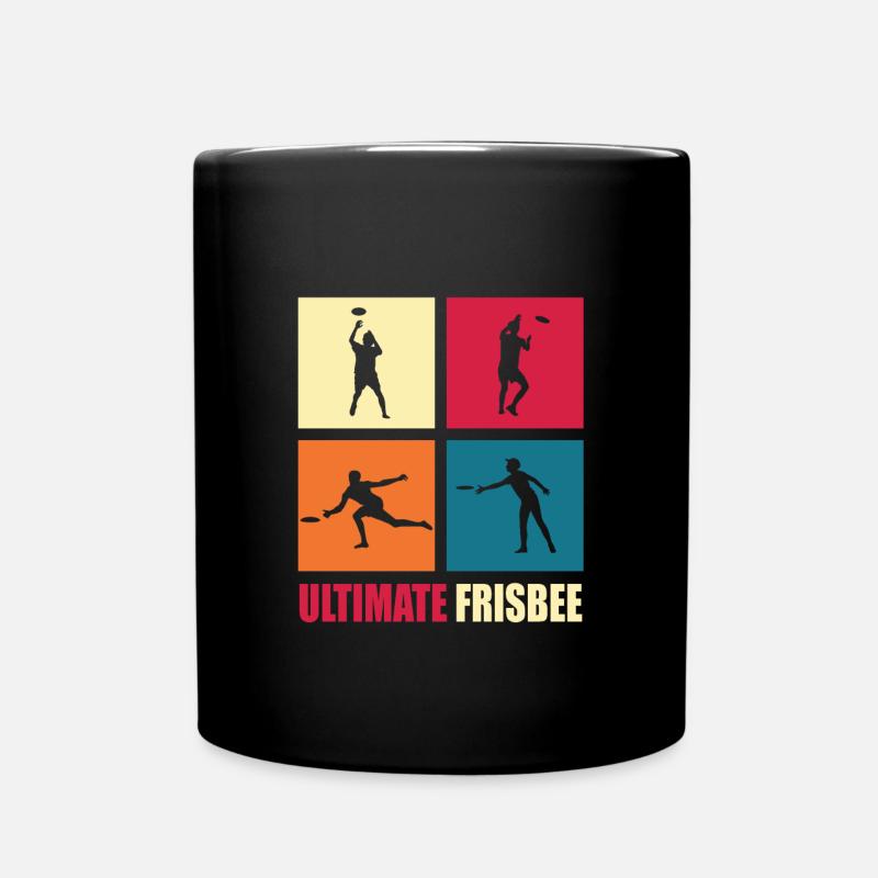 Ultimate Frisbee - Tasse einfarbig - Schwarz