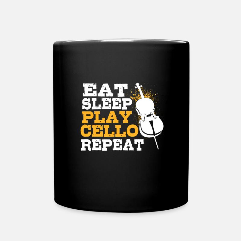 Cello - Tasse einfarbig - Schwarz