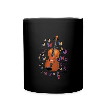 Violin gift idea - Full Colour Mug - black - Front