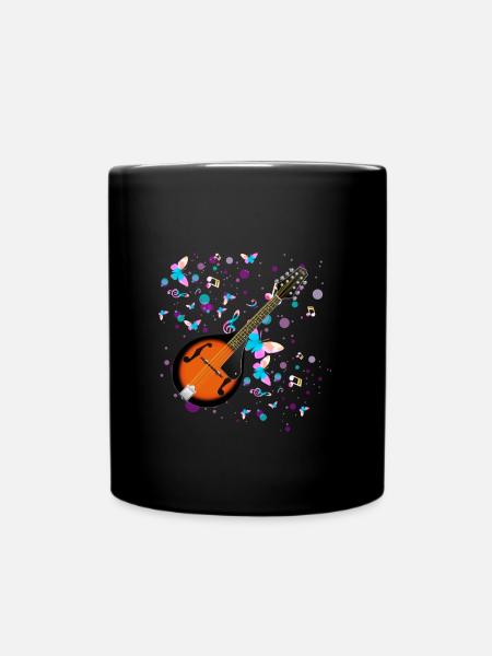 Mandoline - Tasse einfarbig - Schwarz