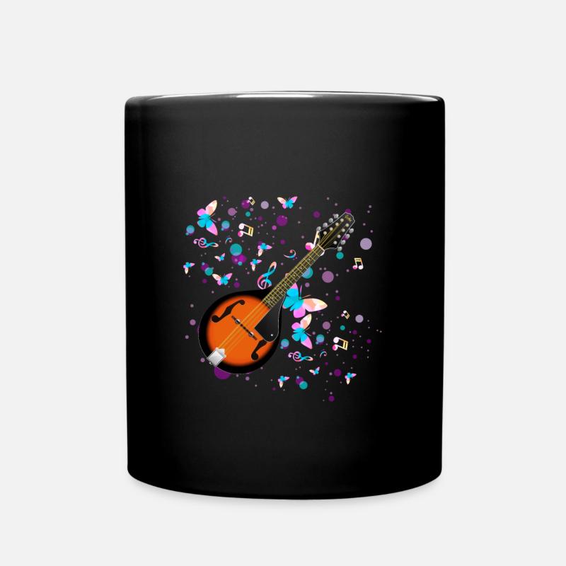 Mandoline - Tasse einfarbig - Schwarz