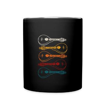 Mandolins - Full Colour Mug - black - Front