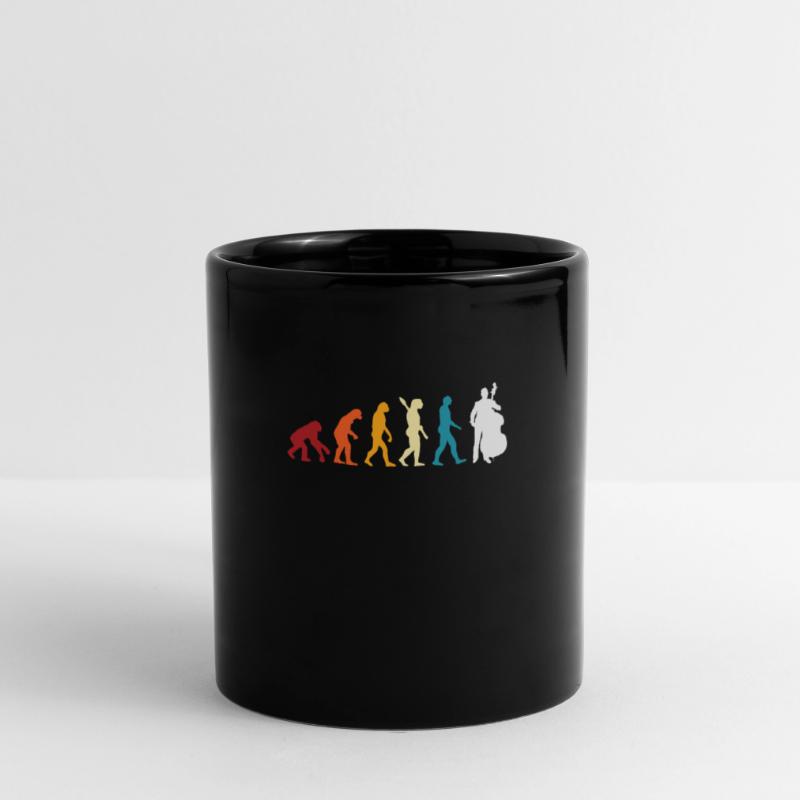 Kontrabass Evolution Tasse einfarbig
