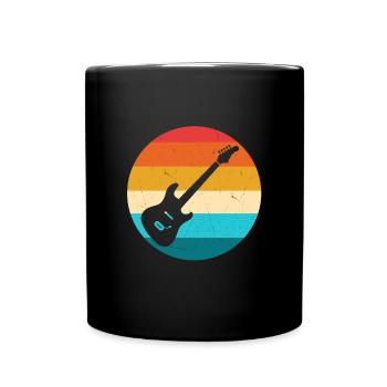 Guitare - Mug uni - noir - Devant