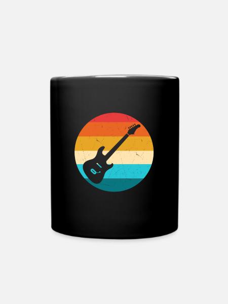 Guitare - Mug uni - noir