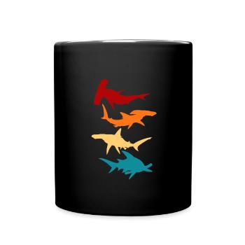 Hammerhaie cadeau - Mug uni - noir - Devant