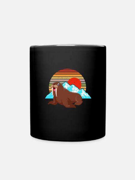Walrus - Full Colour Mug - black