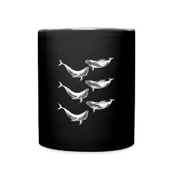 Wale - Tasse einfarbig - Schwarz - Vorne